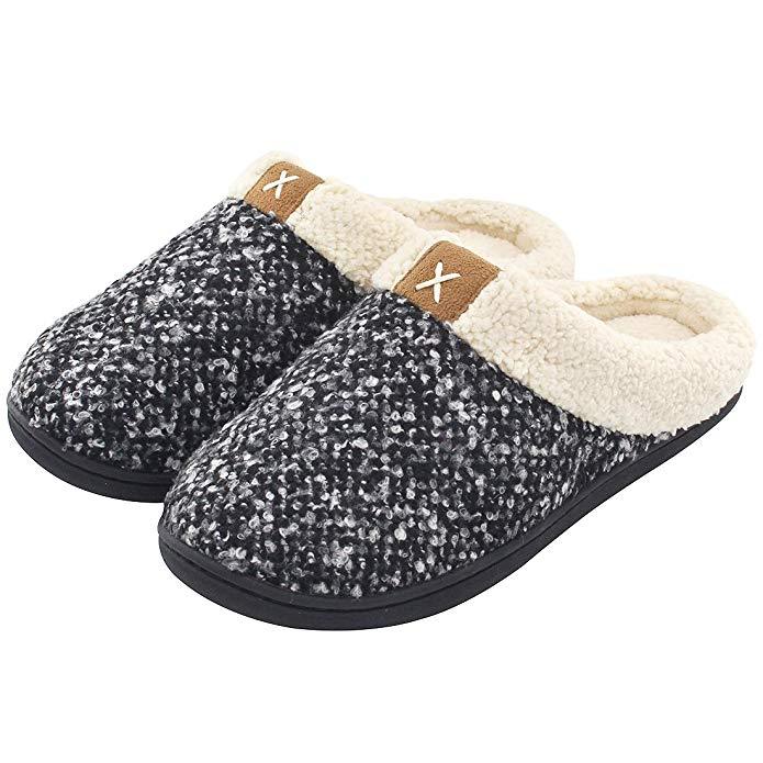 Chaussons d'hiver en mousse à mémoire de forme - DealValley
