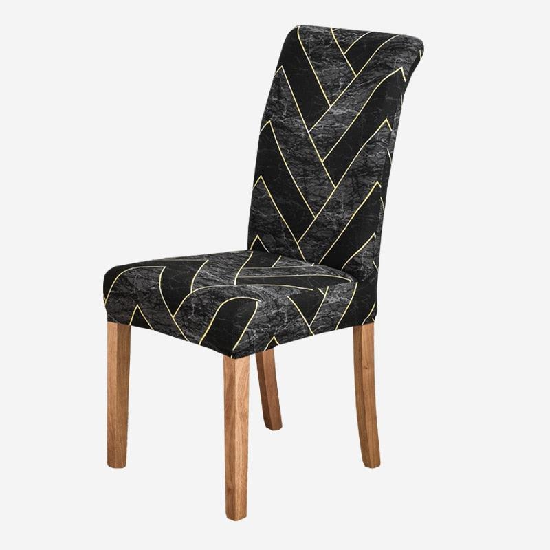 Lot de Housses de Chaise Design à motif
