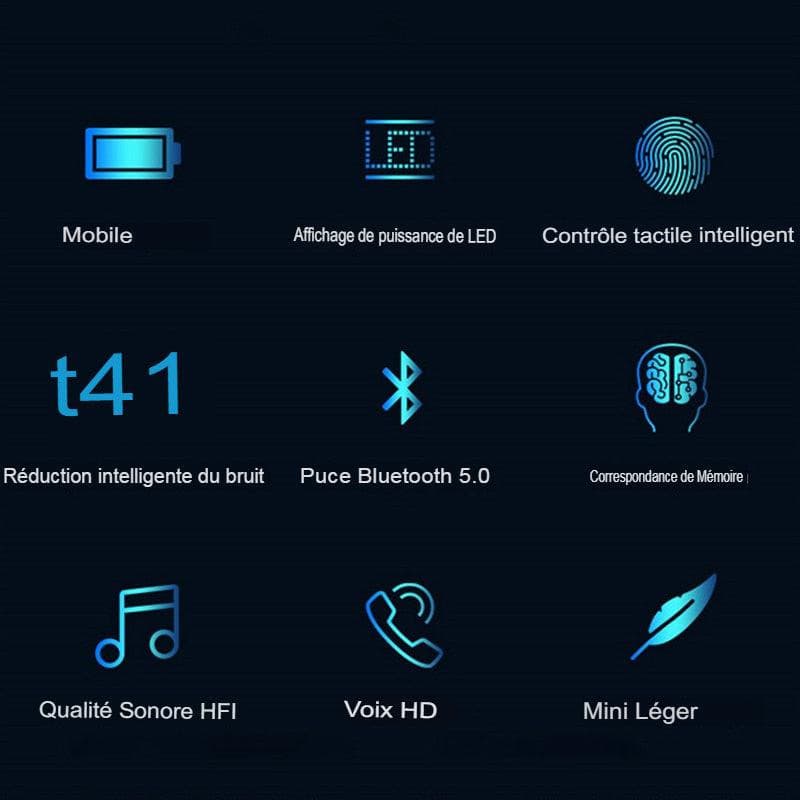 Écouteurs Sans Fil + Batterie externe intégrée