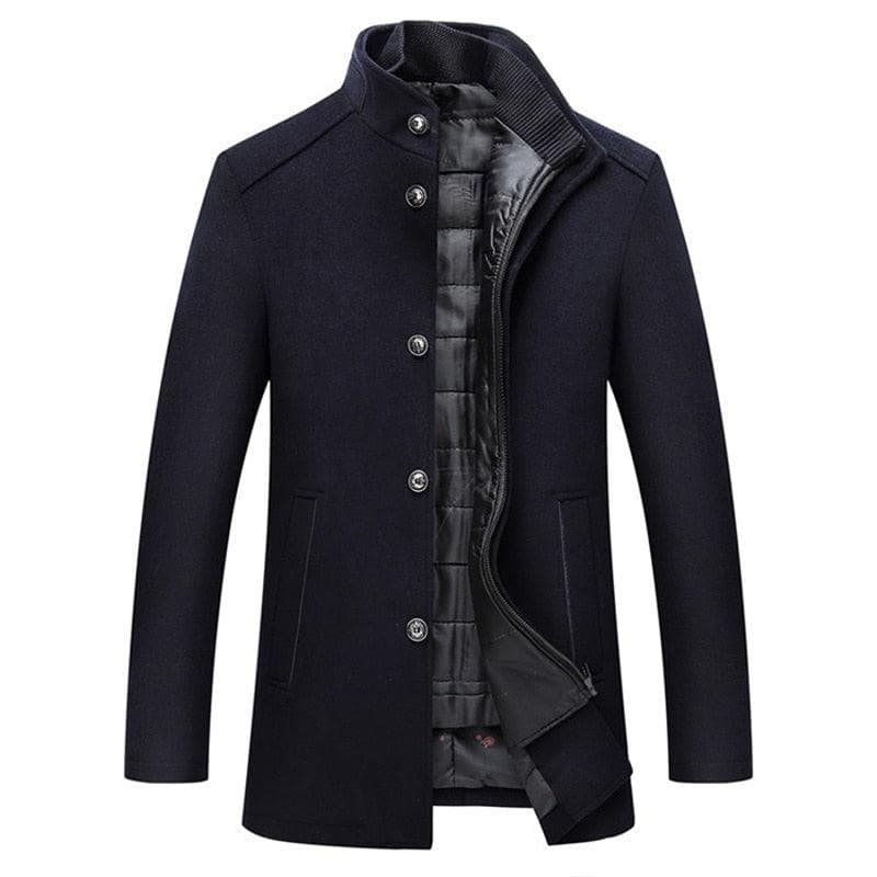 Manteau en Laine 2 en 1 pour Homme