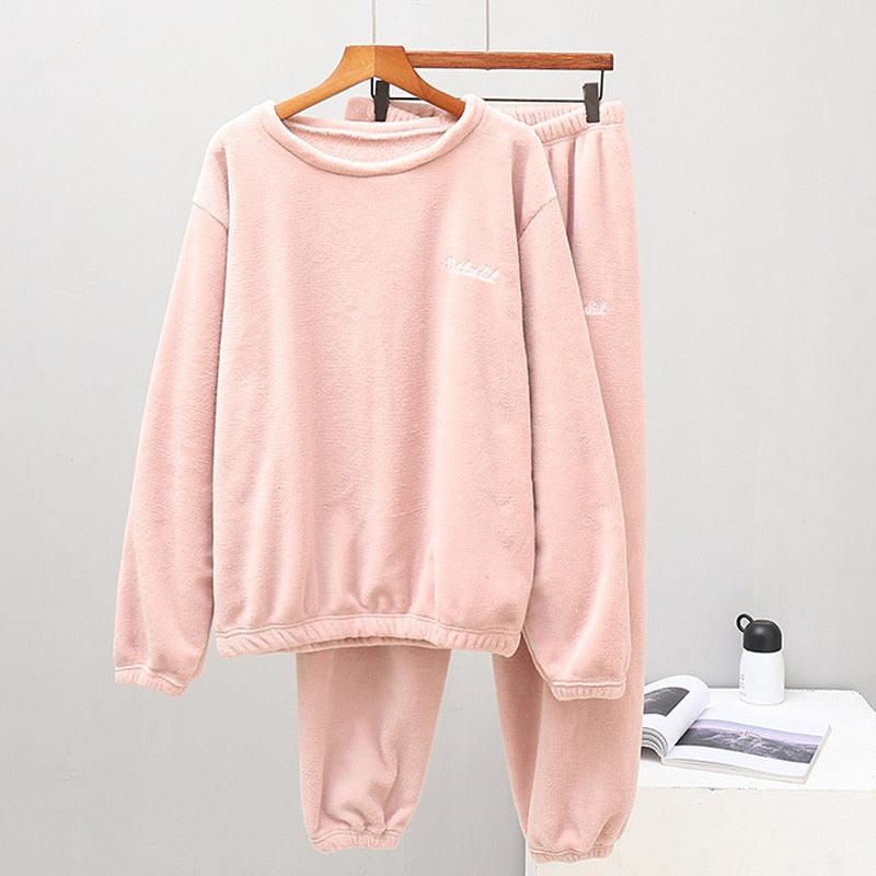 Pyjama femme chaud et confortable en flanelle - DealValley