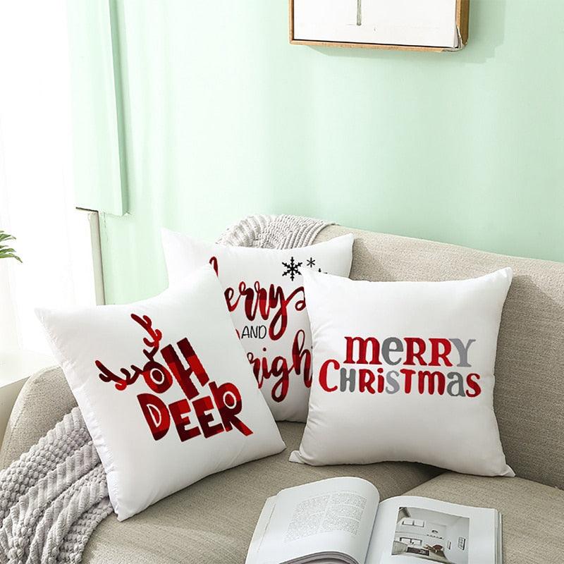 Lot de 4 Housses de coussin de Noël - DealValley