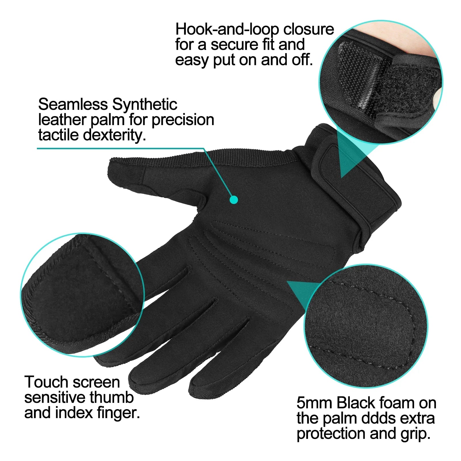 Gants de travail tactile renforcés - Grip ULTRA