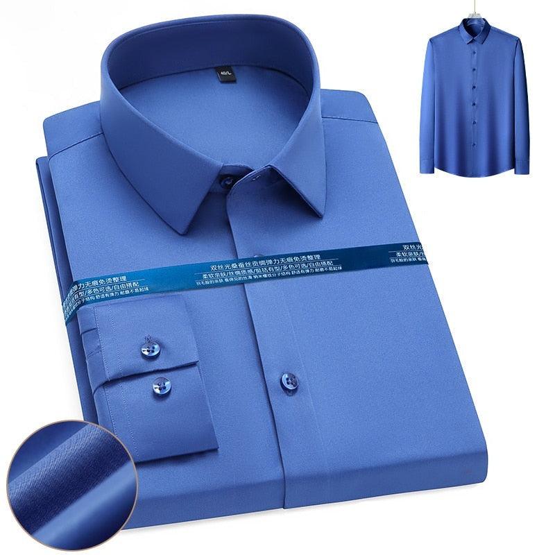 Chemise confortable en coton extensible - DealValley