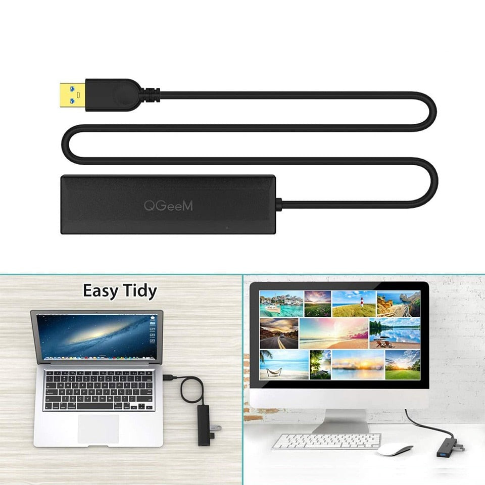 Rallonge multi USB/Carte SD 3.0 - 80CM