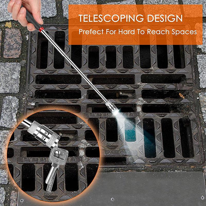 2x Perche télescopique et magnétique à LED - DealValley