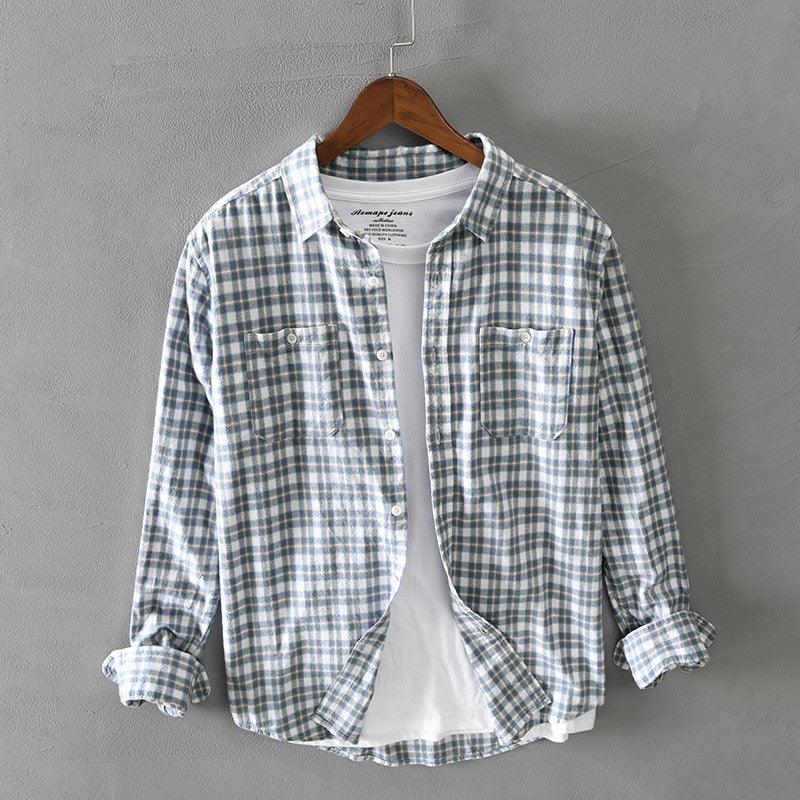 Chemise à carreaux en Coton - Homme