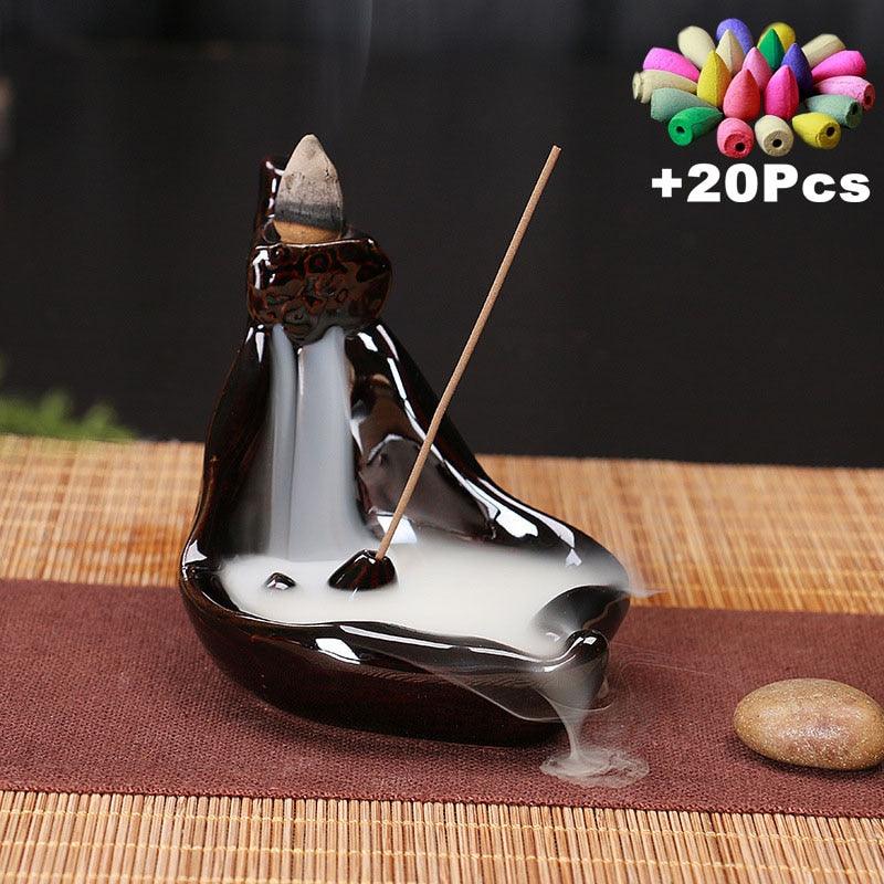 Brûleur d'encens relaxant + 20 parfums OFFERTS - DealValley