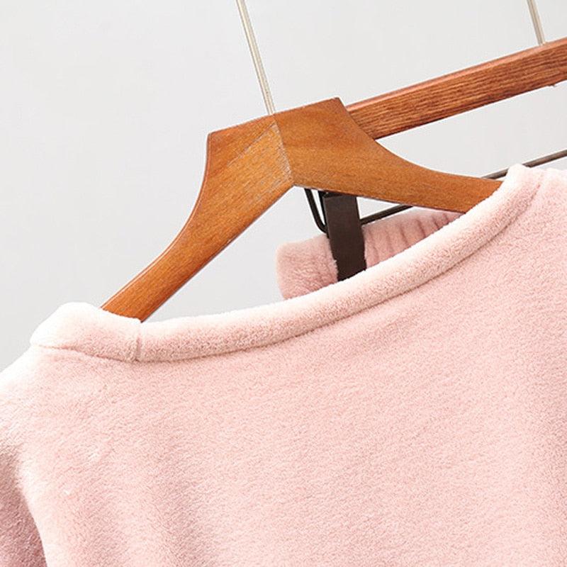 Pyjama femme chaud et confortable en flanelle - DealValley