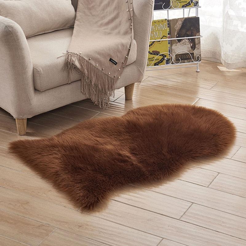 Tapis tout doux en fausse fourrure - DealValley
