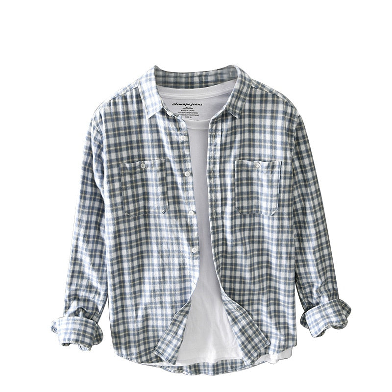 Chemise à carreaux en Coton - Homme