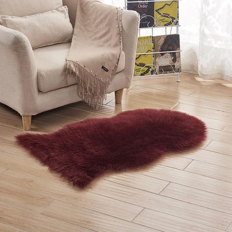 Tapis tout doux en fausse fourrure - DealValley