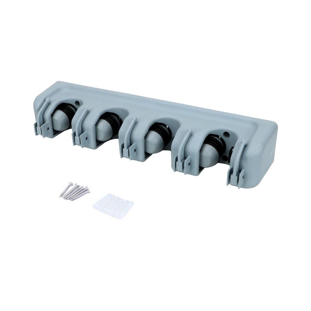 Crochets muraux 2 en 1 - Support balai et crochet - DealValley