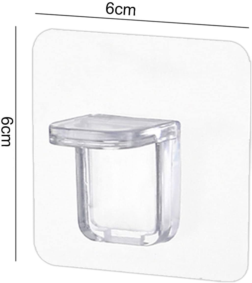 Lot de 50 Supports d'étagère autoadhésifs