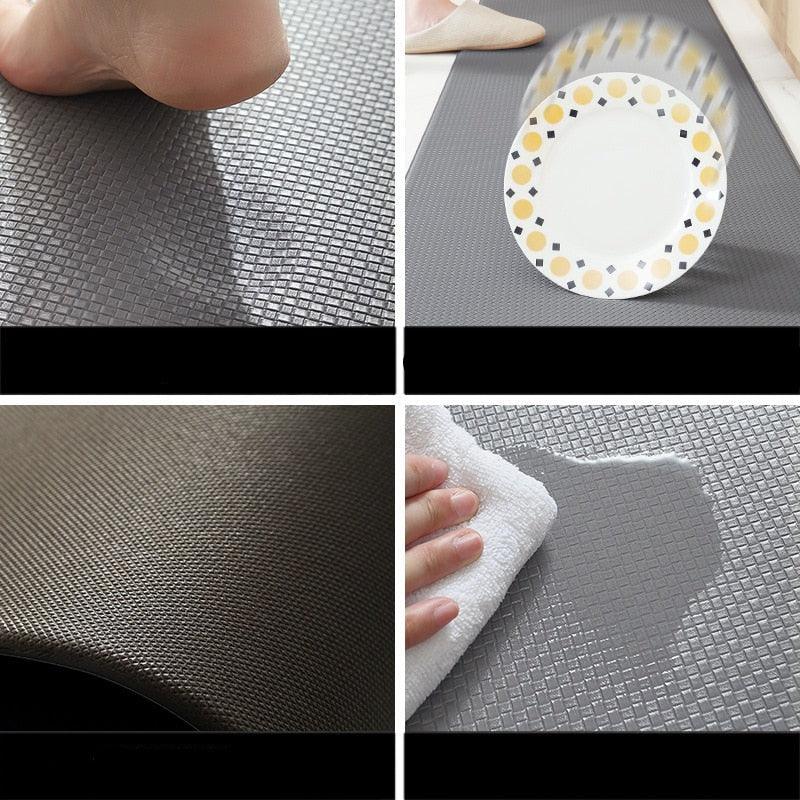 Tapis de cuisine à mémoire de forme et antidérapant