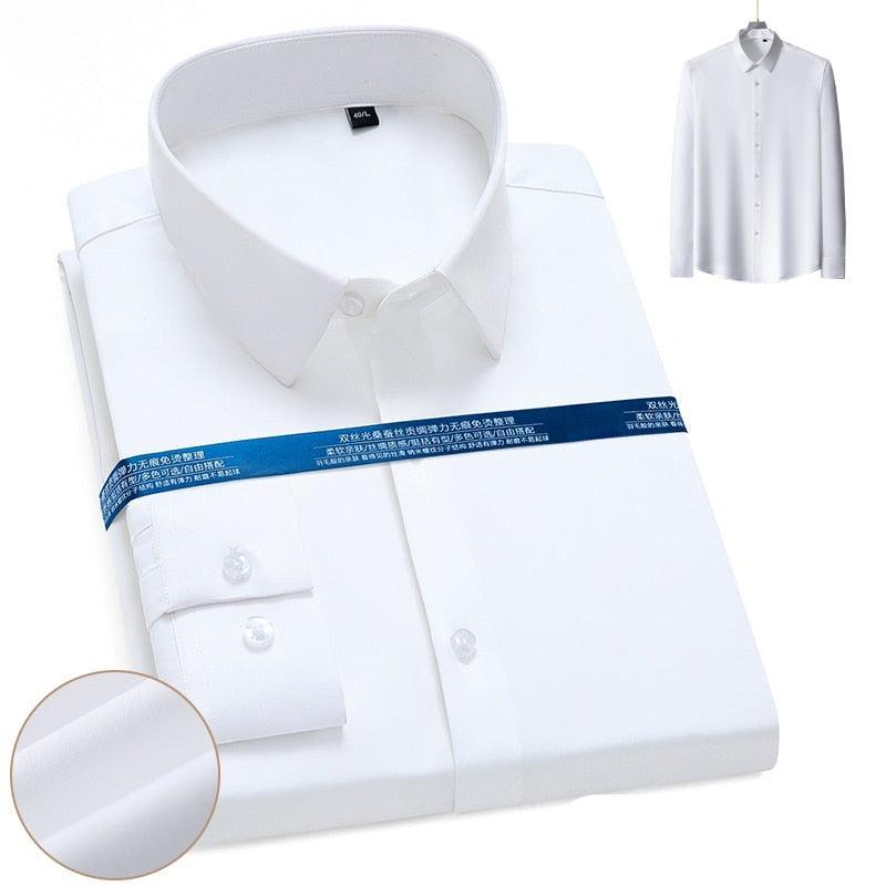 Chemise confortable en coton extensible - DealValley