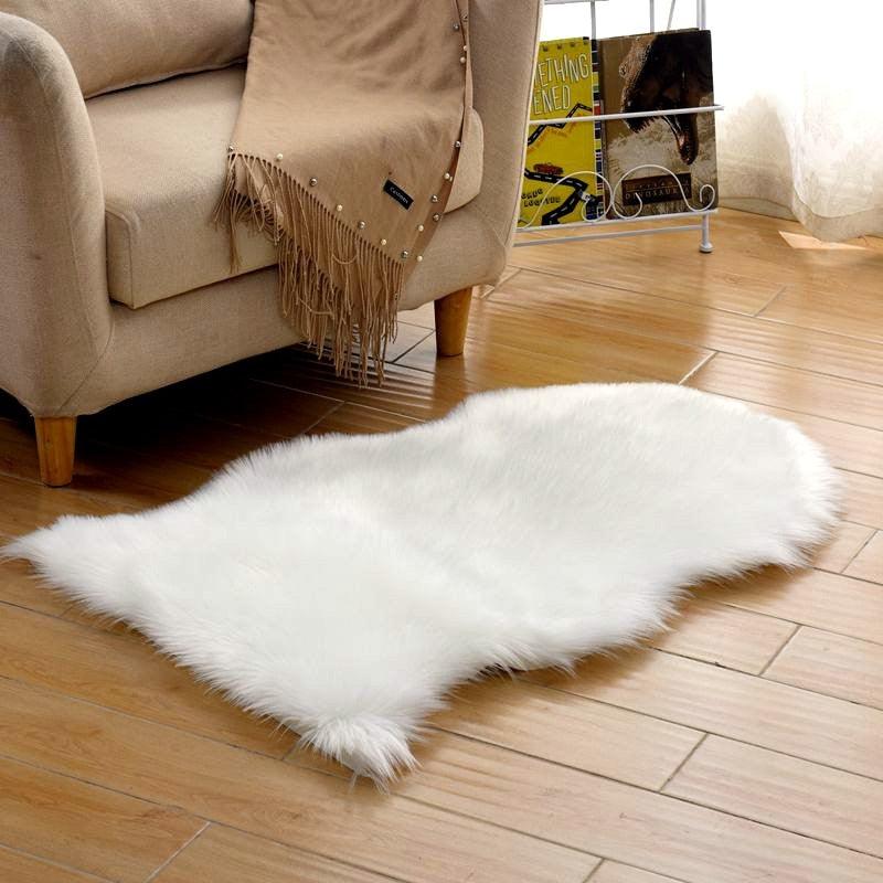 Tapis tout doux en fausse fourrure - DealValley