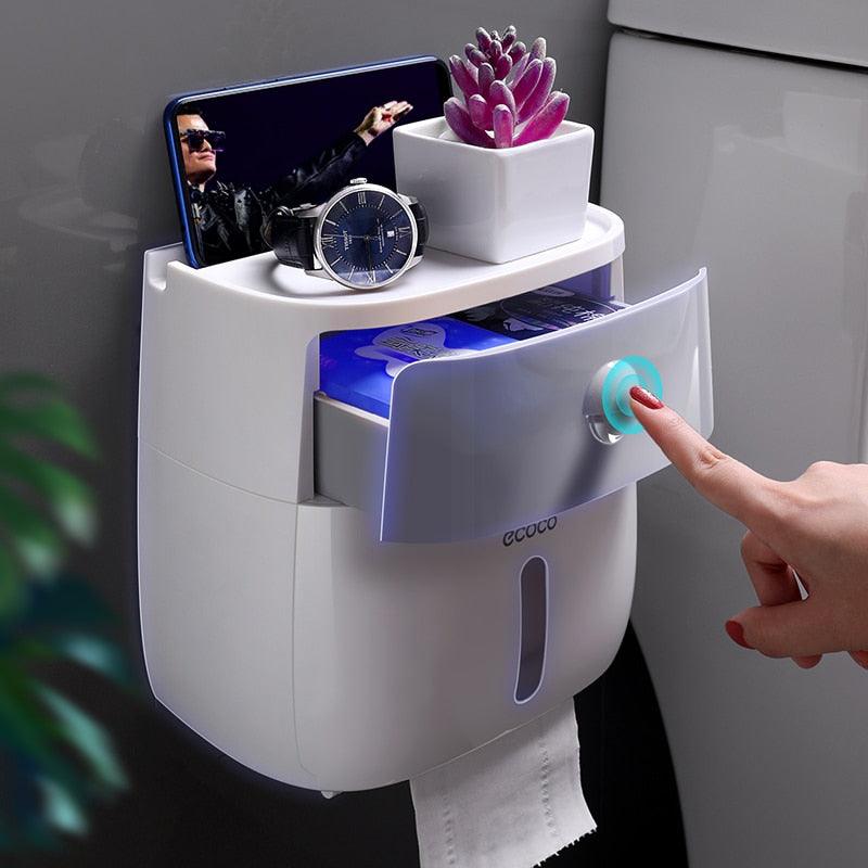 Distributeur Papier toilette avec rangement - DealValley
