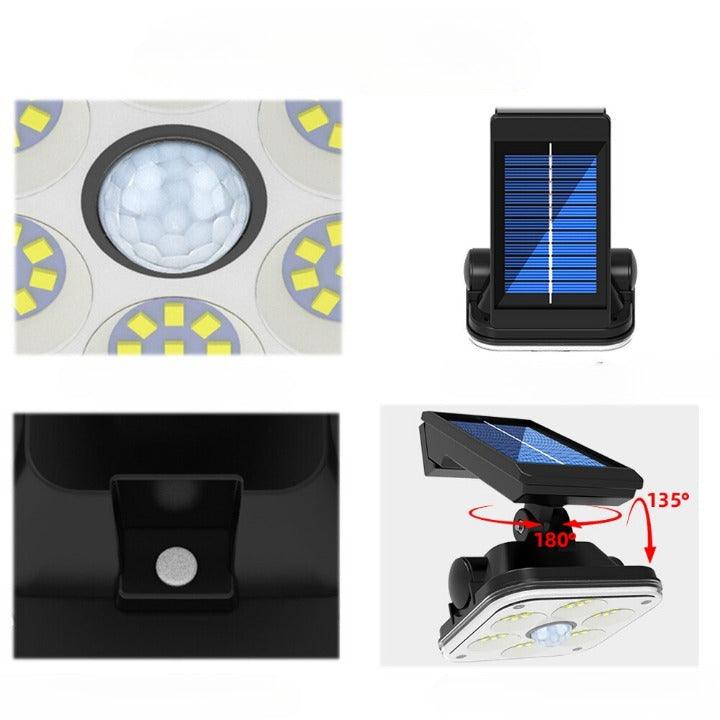 Applique murale LED SOLAIRE - Système PIR