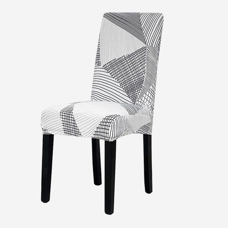 Lot de Housses de Chaise Design à motif