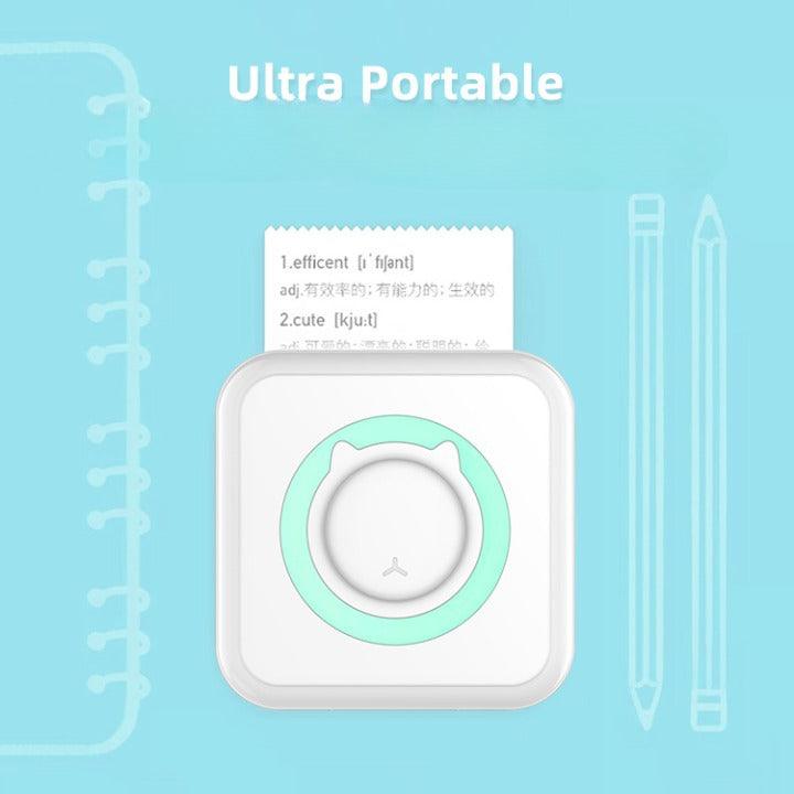Mini imprimante thermique bluetooth + 13 Rouleaux OFFERTS