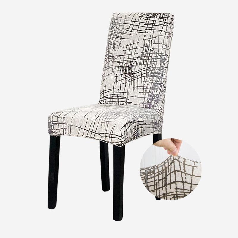 Lot de Housses de Chaise Design à motif