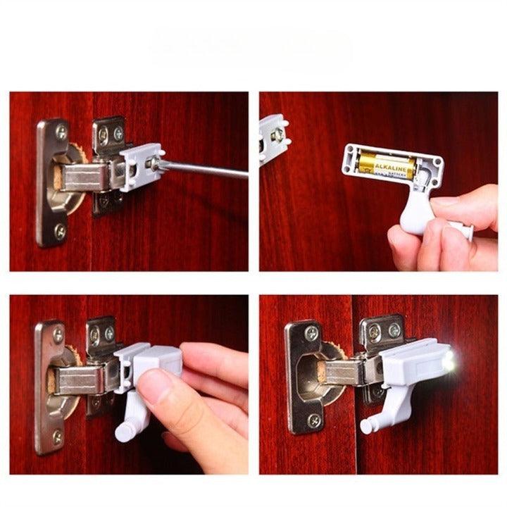 Eclairage LED avec détecteur de mouvement pour placard et armoire