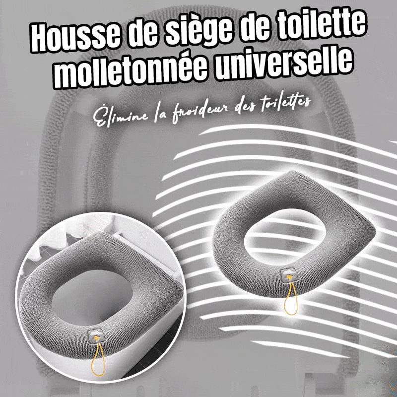 Housse de siège de toilette molletonnée universelle - DealValley