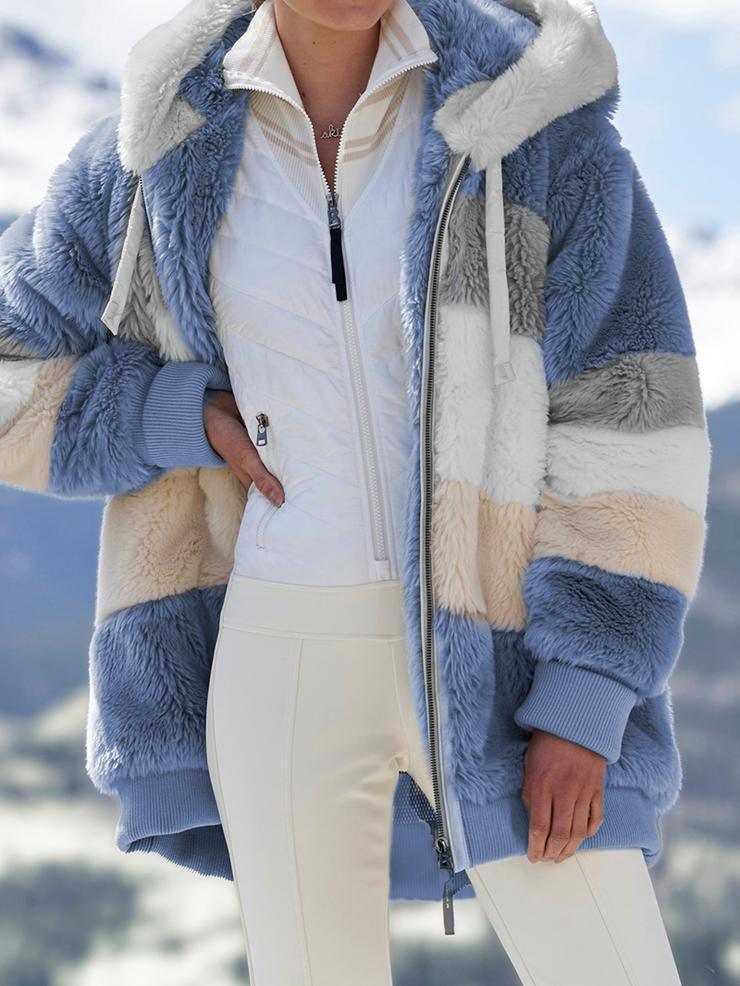 Polaire femme élégante à capuche - DealValley