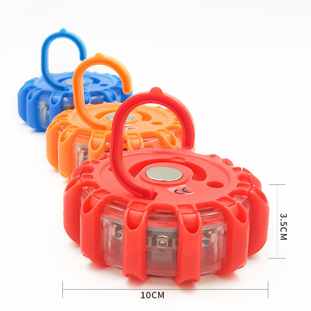 Lot de 2 Balises magnétiques d'urgence de signalisation