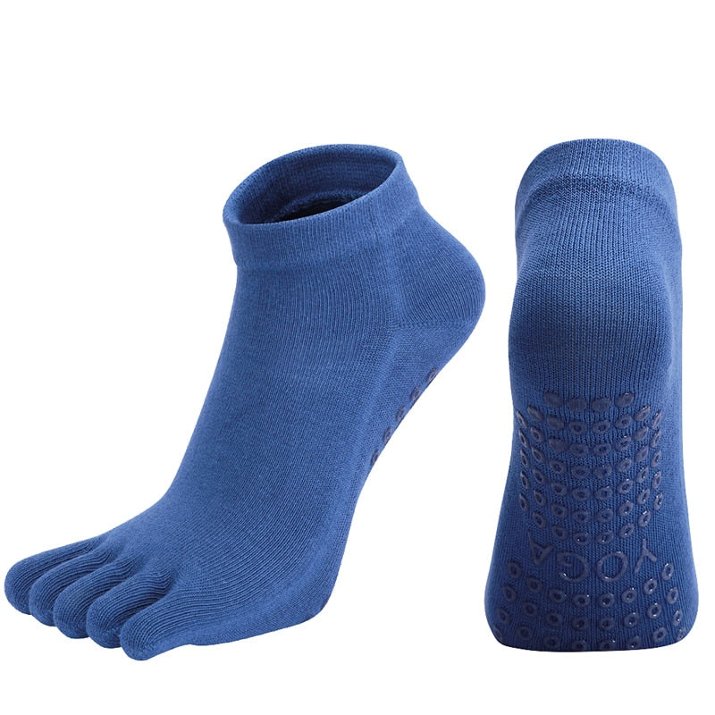 2x Chaussettes doigts antidérapantes