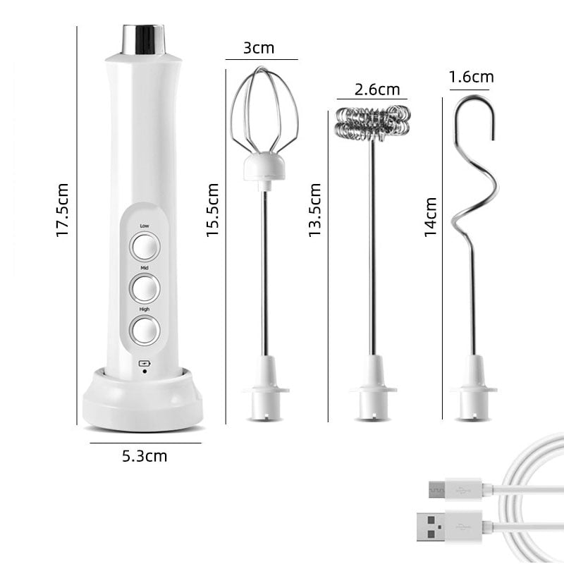 Fouet électrique USB sans-fil 3 en 1