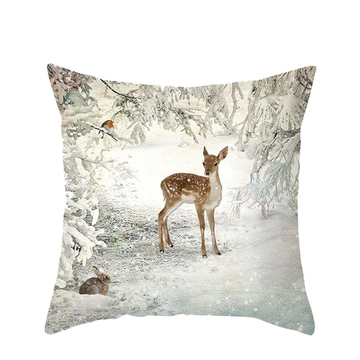Lot de 4 Housses de coussin de Noël - DealValley
