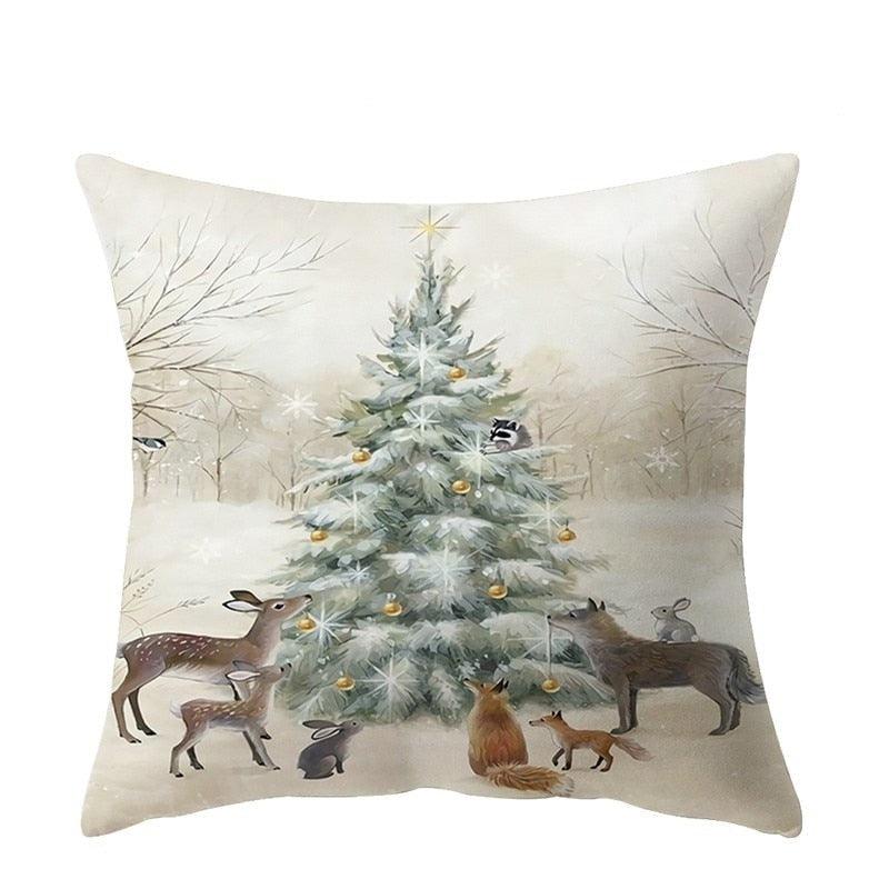 Lot de 4 Housses de coussin de Noël - DealValley
