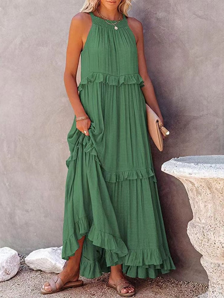 Robe longue à volants - Collection 2023