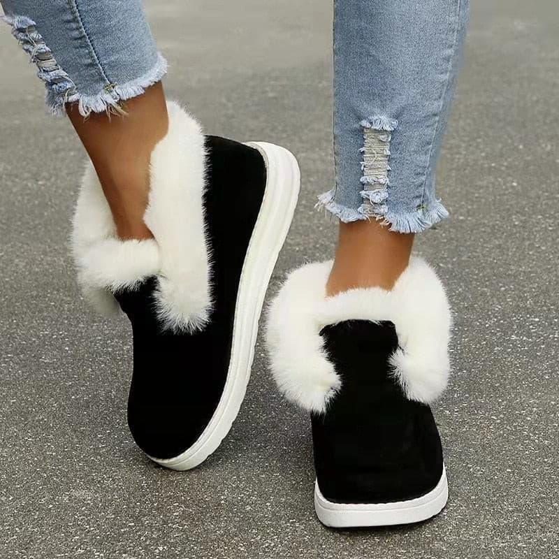 Bottines de ville fourrées style indienne - Femme - DealValley