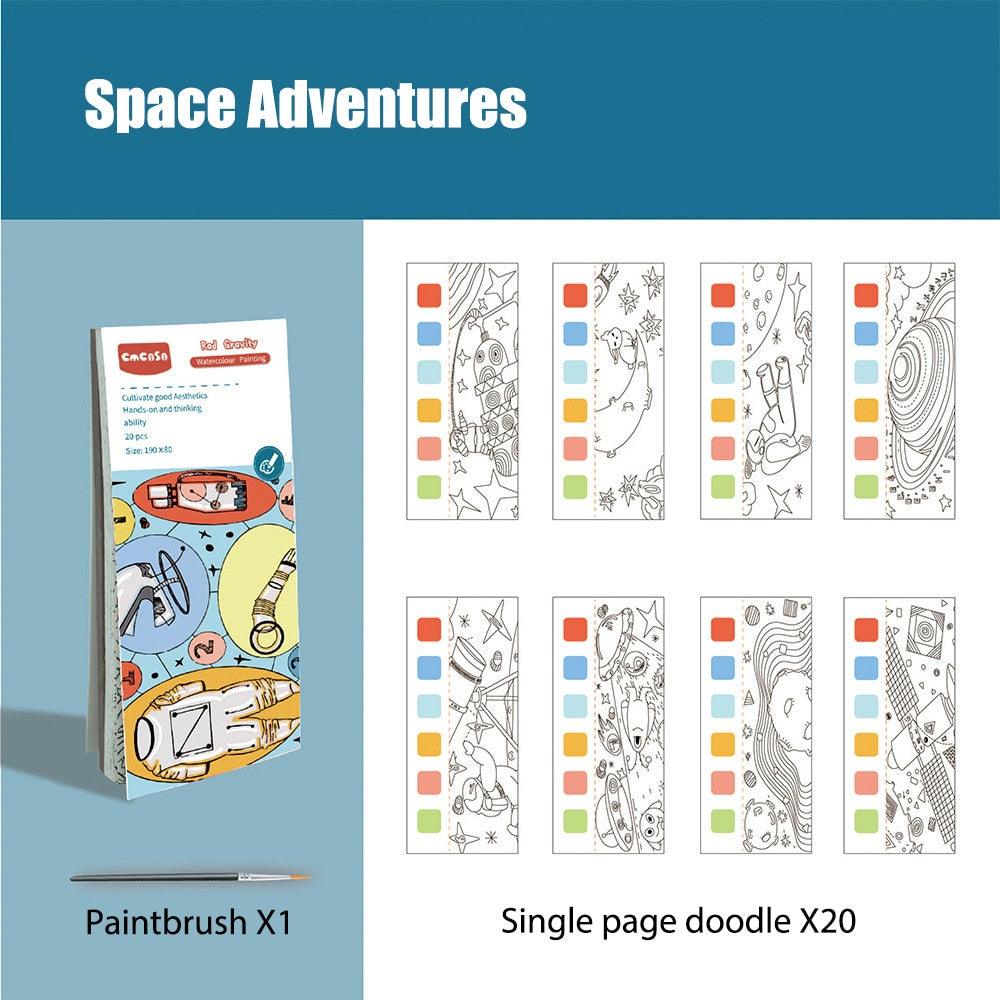 Livre d'aquarelle de poche - DealValley