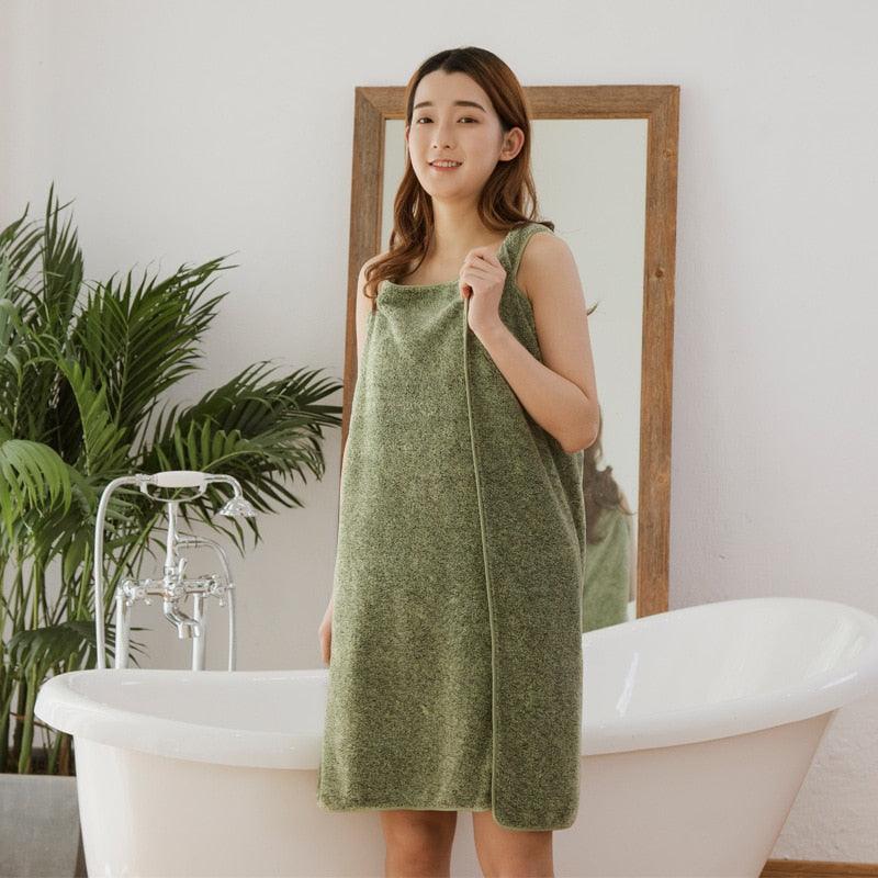 Robe serviette de bain