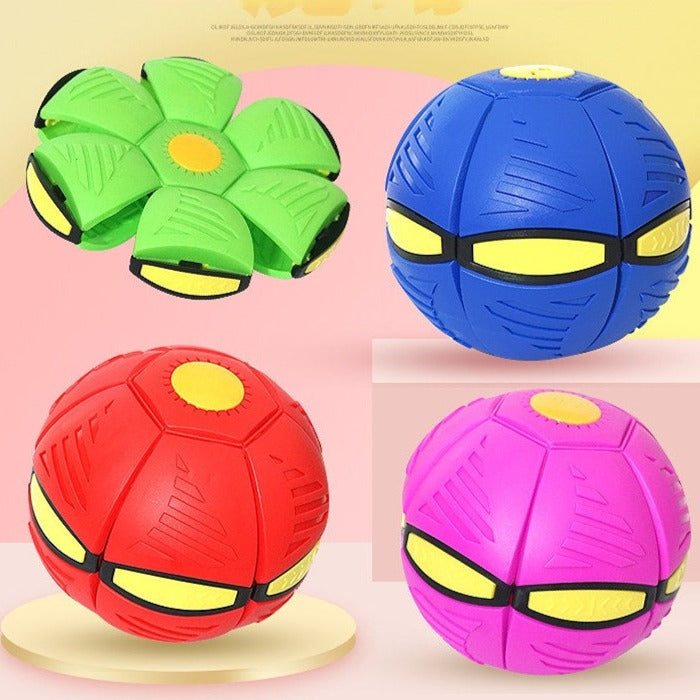 Frizz'ball : Le ballon 2 en 1 déformable en frisbee !