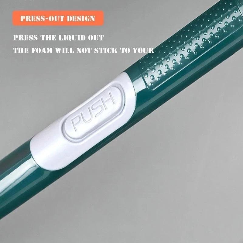Brosse toilette 2 en 1 - Distributeur de savon - DealValley