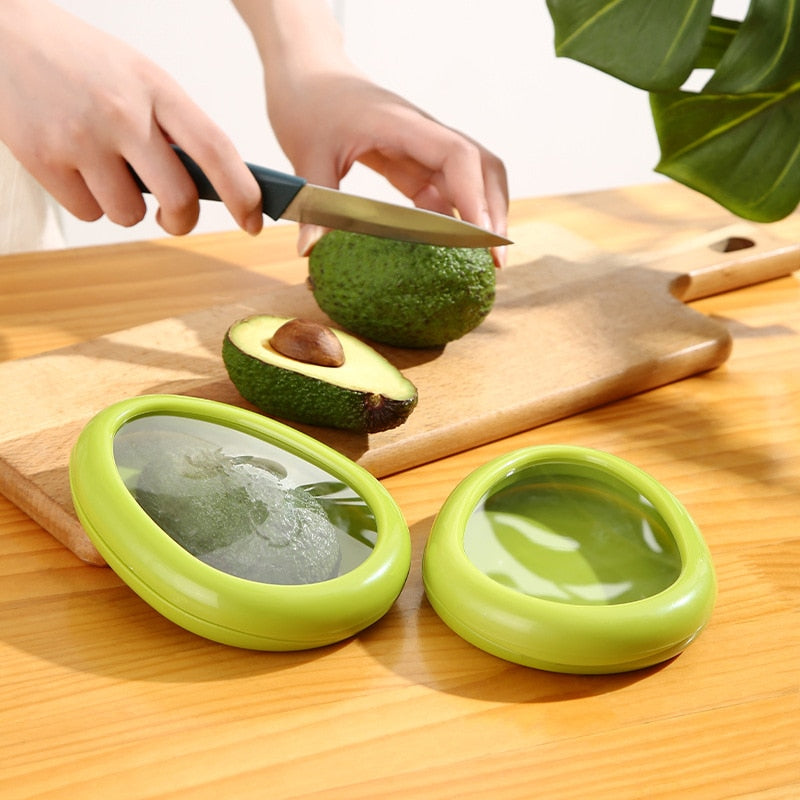 Couvercle silicone réutilisable pour fruits et légumes - Lot de 4