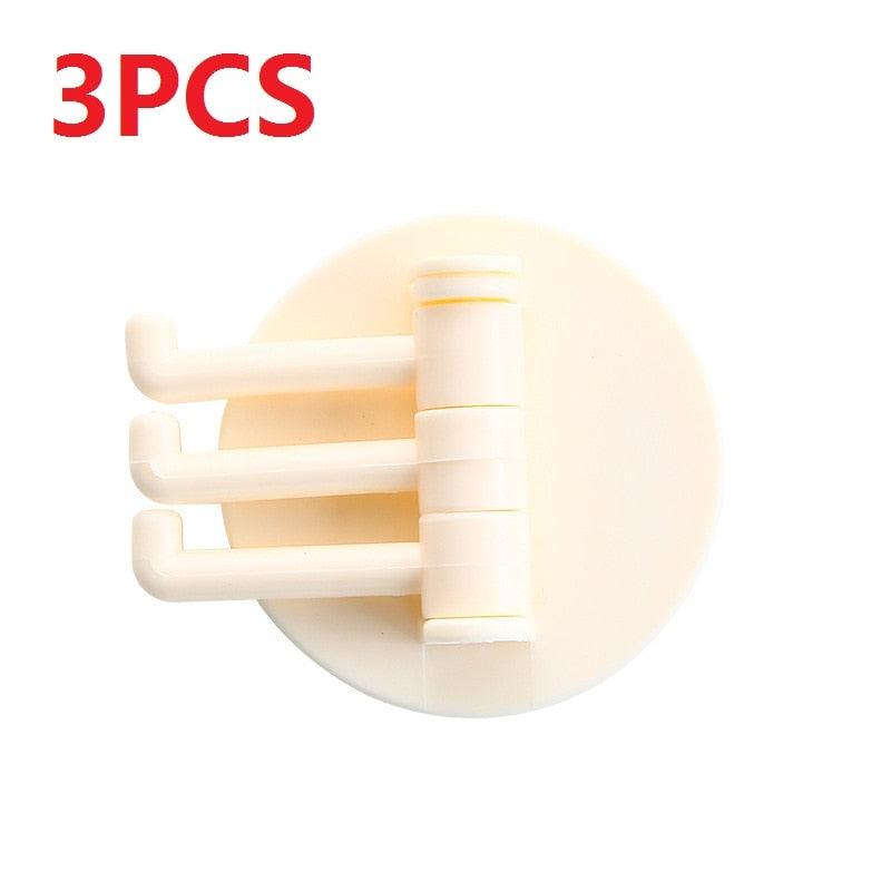Lot de 3 Crochets muraux rotatifs - DealValley
