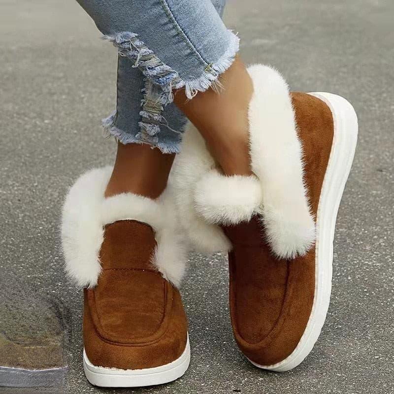 Bottines de ville fourrées style indienne - Femme - DealValley