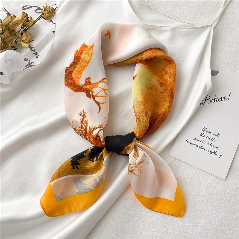 Foulard en soie - Différents imprimés