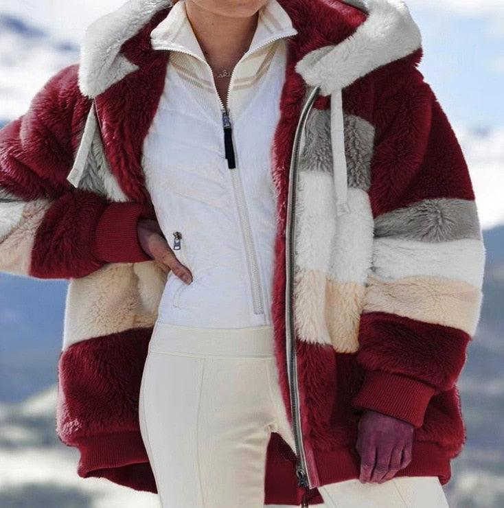 Polaire femme élégante à capuche - DealValley