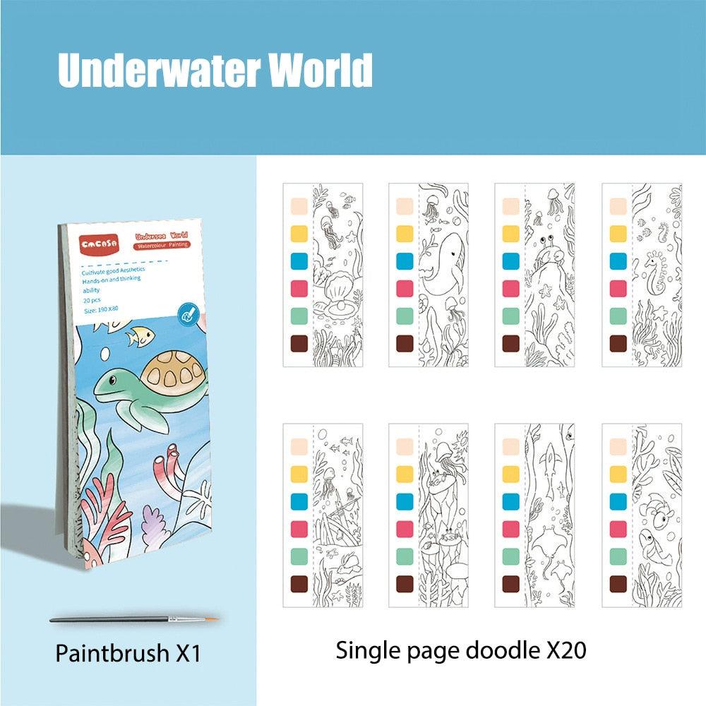 Livre d'aquarelle de poche - DealValley