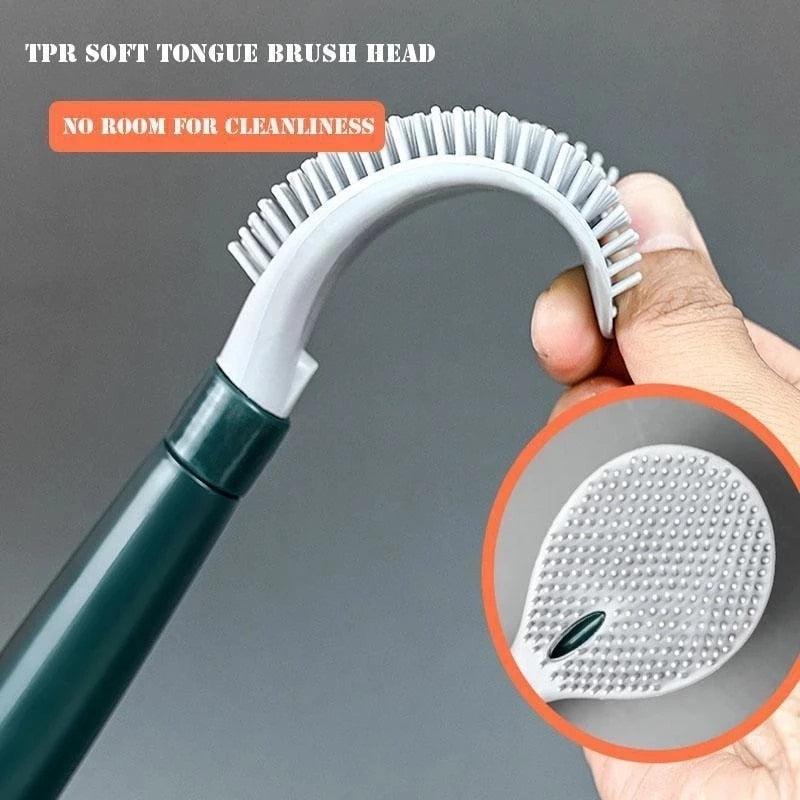 Brosse toilette 2 en 1 - Distributeur de savon - DealValley