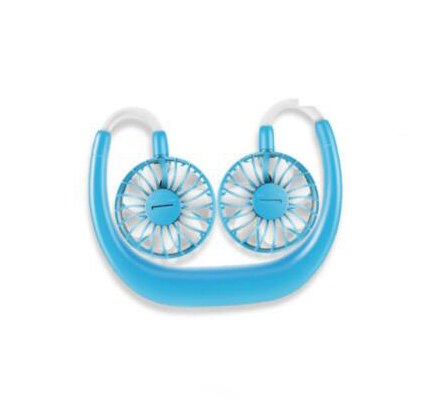 Mini ventilateur portable USB tour de cou rechargeable