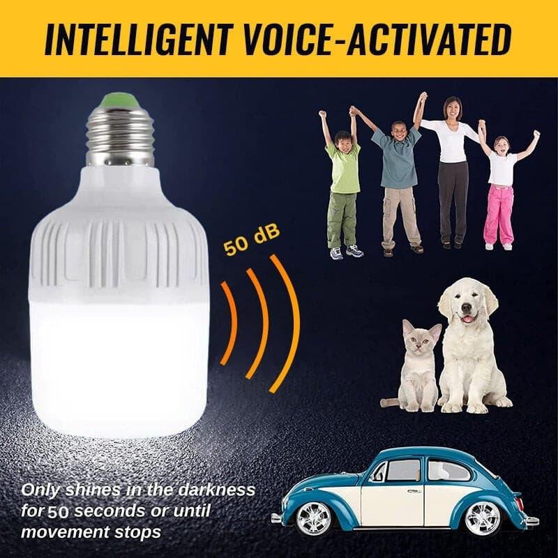 2x Ampoule LED détection audio et mouvement - DealValley
