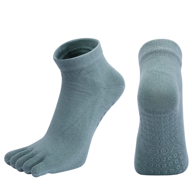 2x Chaussettes doigts antidérapantes